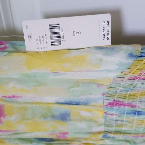 Anthropologie Voile Watercolor Midi Maxi Dress - Picture 6 of 11